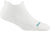Darn Tough Run No Show Tab Ultra-Lightweight Running Sock - Women's - White