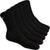 ASICS 6 Pack Crew Socks - Unisex - Performance Black