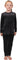 Airhole Milk Fleece Thermal Set - Junior - Black
