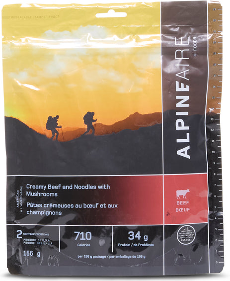 AlpineAire Foods Creamy Beef and Noodles with Mushrooms