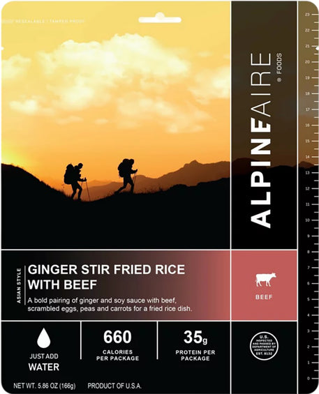 AlpineAire Foods Ginger Stir Fried Rice with Beef