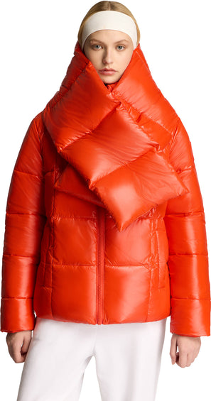 Alpenhaus Winekka 2-In-1 Reversible Puffer Jacket with Oversized Removable Scarf - Women's