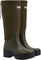 Barbour Marnie Quilted Wellington Boots - Women's - Olive - Black