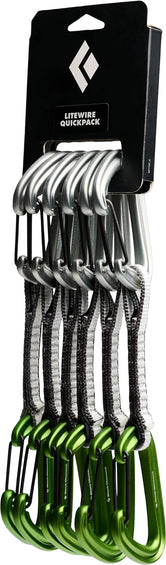 Black Diamond Pack 6 Litewire Quickdraw 12 cm