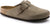 Birkenstock Boston Soft Footbed Suede Leather Mules [Narrow] - Unisex - Taupe