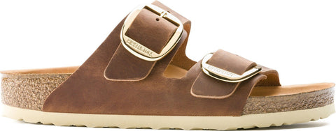 Birkenstock Arizona Big Buckle Oiled Leather Sandals [Narrow] - Women's