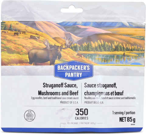Backpacker's Pantry Stroganoff Sauce, Mushrooms and Beef