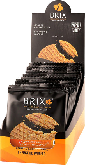 BRIX Maple Energy Waffle - 24 Units