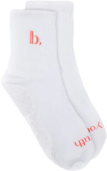 B Halfmoon Crew Grip Socks - Unisex