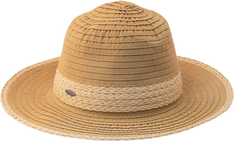 Canadian Hat Florent Crushable Fedora Hat with Straw Detail - Unisex