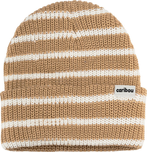 Caribou Fisherman Striped Beanie - Kids