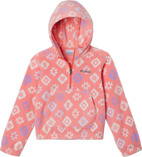 Columbia Benton Springs Hooded Half Zip Fleece Pullover - Girls