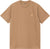 Carhartt Work In Progress Chase Short Sleeves T-Shirt - Men's - Dusty H Brown - Gold