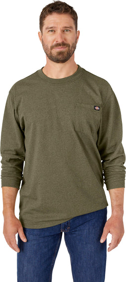 Dickies Heavyweight Heathered Long Sleeve Pocket T-Shirt - Men's