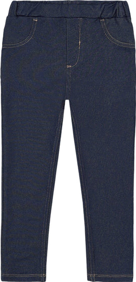 Deux par Deux Dark Blue Denim Jeggings - Big Girls