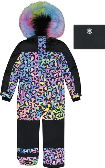 Deux par Deux Printed One Piece Snowsuit - Little Girl