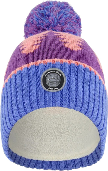 Deux par Deux Tree Jacquard Knit Hat - Girls