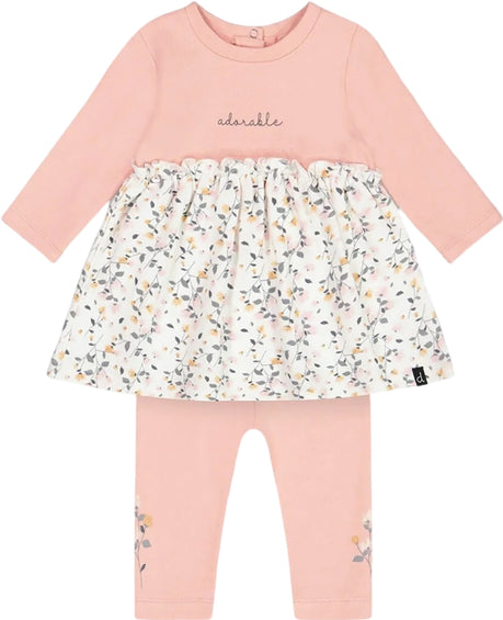 Deux par Deux Organic Cotton Printed Tunic and Legging Set - Baby Girl