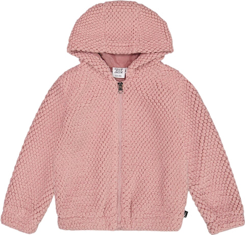 Deux par Deux Hooded Plush Vest - Little Girl