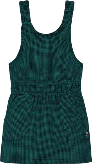 Deux par Deux Jumper Dress with Pocket Houndstooth - Big Girl