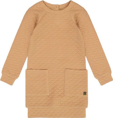 Deux par Deux Long Sleeve Dress with Pocket - Big Girl