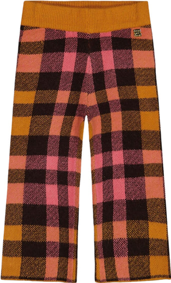 Deux par Deux Plaid Cropped Wide Leg Pant - Big Girl