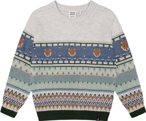 Deux par Deux Jacquard Sweater - Little Boy