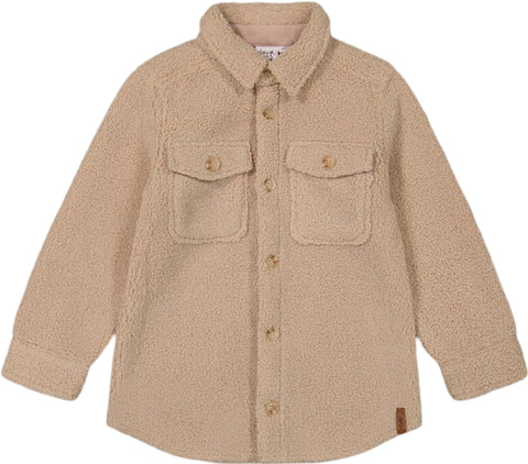 Deux par Deux Sherpa Overshirt with Pocket - Little Boy