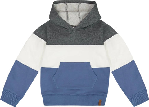 Deux par Deux Colorblock Hooded Fleece Sweatshirt - Little Boy