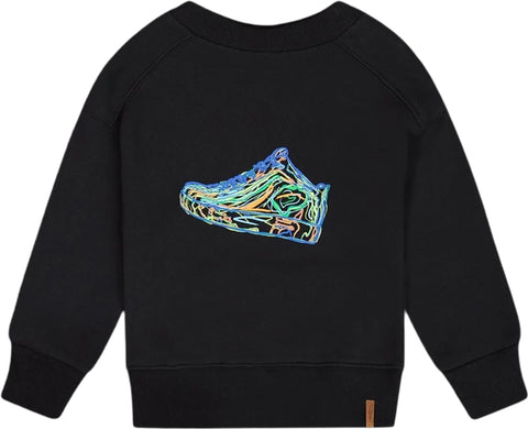 Deux par Deux Fleece Sweatshirt with Print - Little Boy