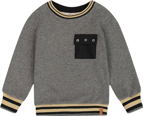 Deux par Deux Super Soft Brushed Flat Back Rib Sweatshirt - Big Boy