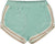 Deux par Deux Terry Cloth Shorts - Little Girl - Aqua Haze