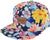 Deux par Deux Printed Cap - Girls - Printed Flowers Indigo