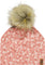 Deux par Deux Jersey Detachable Pompom Hat - Girl - Printed Pink Mini Flowers