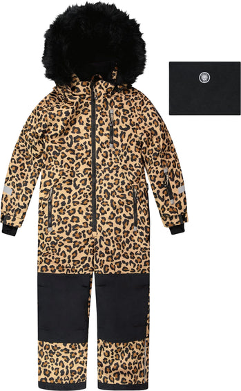 Deux par Deux Leopard Play One-Piece Snowsuit - Little Girl