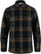 Fjällräven Singi Flannel Overshirt - Men's - Dark Navy - Wood Brown