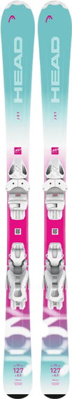 HEAD Joy Easy Skis with JRS 7.5 GW CA Ski Bindings - Junior