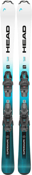 HEAD Supershape Team Easy Skis with JRS 4.5 GW CA Ski Bindings - Kids