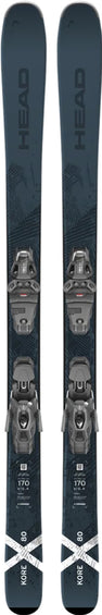 HEAD Kore X 80 Skis with PRW 11 GW Ski Bindings