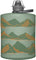 Hydrapak Mountain Stow Graphic Water Bottle 500ml - Sutro Green