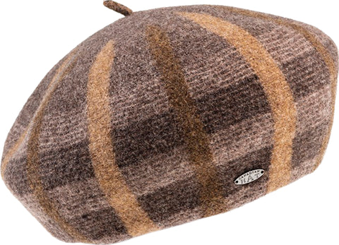 Harricana Brianna Plaid Beret Hat - Women's