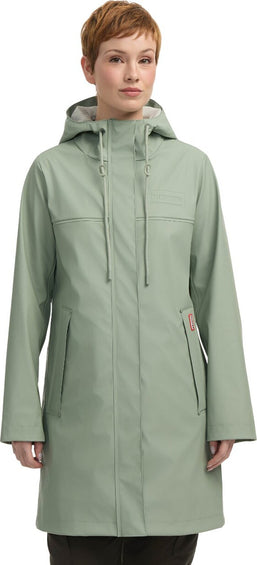 Hunter Spring Mid-Length Rubberized Raincoat - Women's 