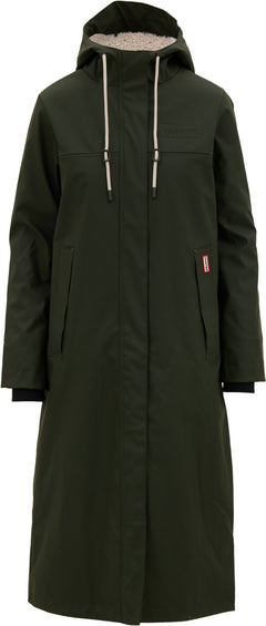 Hunter Sammy Longline Padded Rubberized Raincoat - Women's
