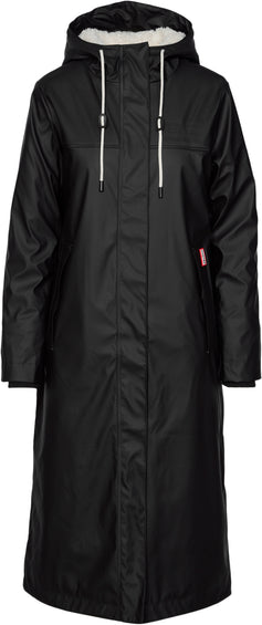 Hunter Sammy Rubberized Long Padded Raincoat - Women's