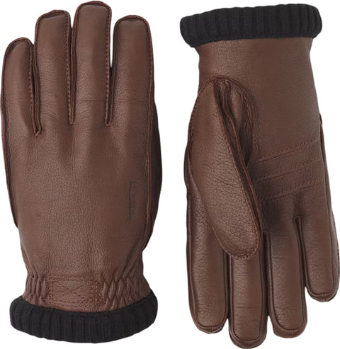 Hestra Dress Deerskin Primaloft Ribbed Gloves - Men's