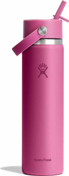 Hydro Flask Wide Mouth Water Bottle with Flex Straw Cap 710ml