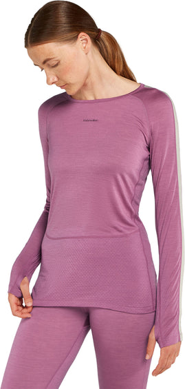 icebreaker 125 ZoneKnit Long Sleeve Crewe Thermal Top - Women's