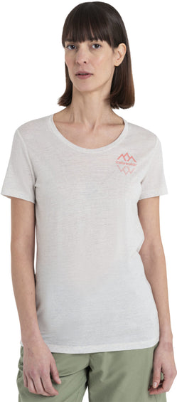 icebreaker 150 Tech Lite III Merino IB Logo Reflections Scoop Neck T-Shirt - Women's