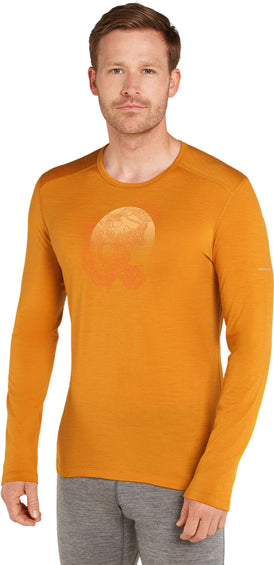 icebreaker Merino 200 Oasis Ruapehu Round Long Sleeve Crewe Thermal Top - Men's