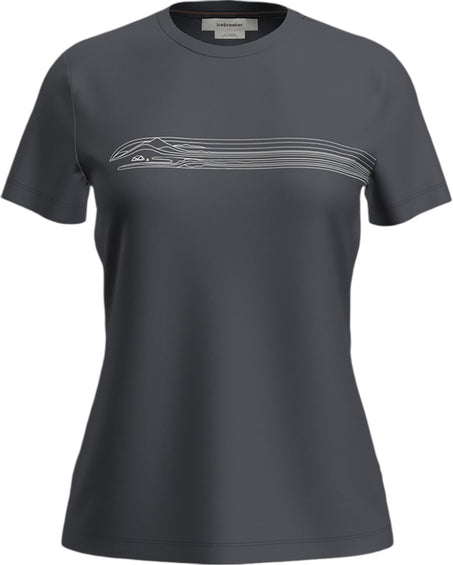 icebreaker Merino 150 Tech Lite Camping Lines Short Sleeve T-Shirt - Women's